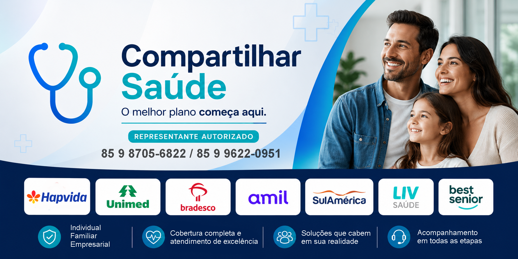 Representante de vendas autorizado Hapvida Notredame Intermedica